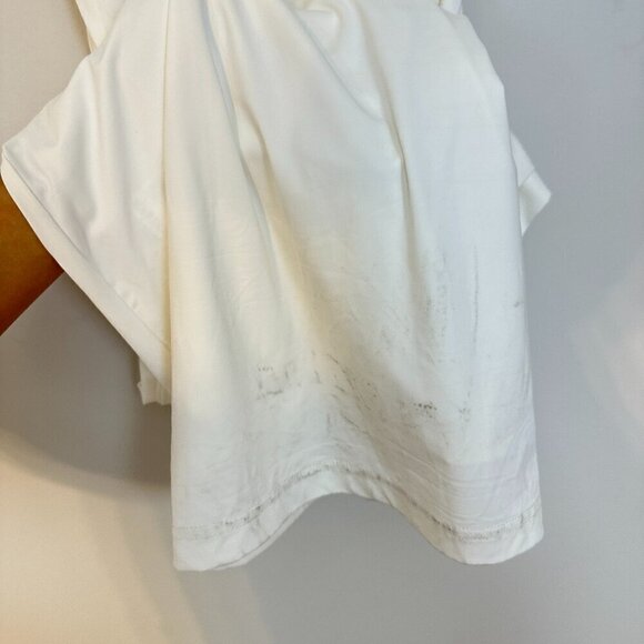 BARDOT Lilita Rosette One-Shoulder Stretch Jersey Midi Dress in Orchid White XS - Picture 11 of 16